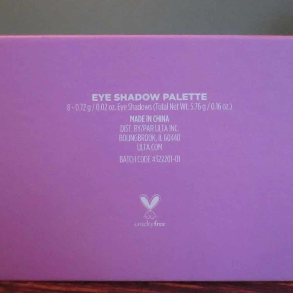 Ulta Beauty Violet Hour Eyeshadow Palette and Lip Gloss Set